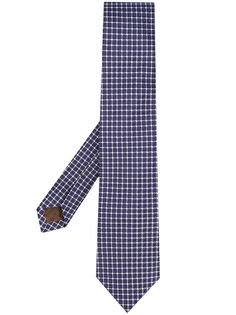 Churchs square embroidered tie