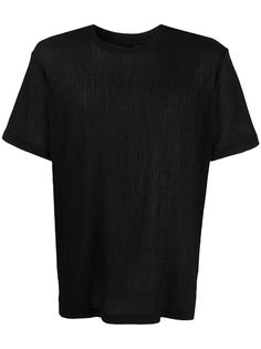 HARRISON WONG футболка свободного кроя в рубчик