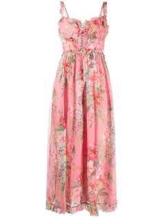 Zimmermann floral print ruffle trim jumpsuit