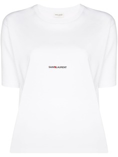 Saint Laurent футболка с логотипом