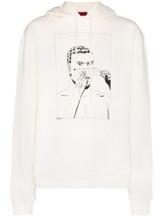 424 худи Face Off с принтом