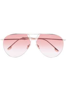 Victoria Beckham Eyewear солнцезащитные очки-авиаторы с градиентными линзами