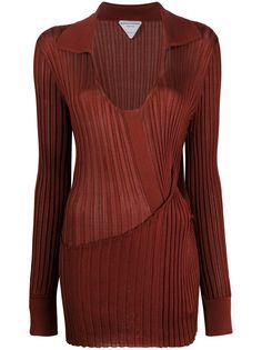 Bottega Veneta джемпер в рубчик с вырезами