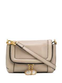 Dolce & Gabbana Pre-Owned сумка на плечо с металлическим логотипом и клапаном