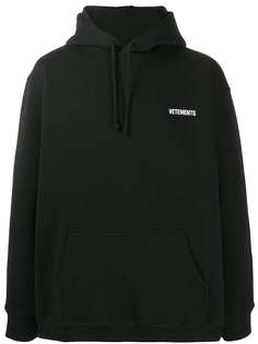 Vetements худи с логотипом и длинными рукавами