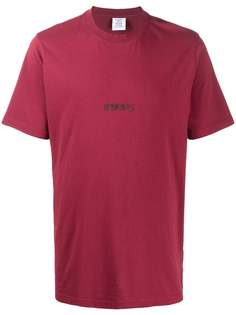 Vetements футболка с логотипом и короткими рукавами