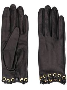 Manokhi фактурные перчатки с люверсами