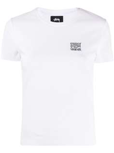 Stussy embroidered logo ribbed T-Shirt