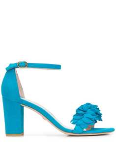 Stuart Weitzman Nearlynude Flower 80mm sandals