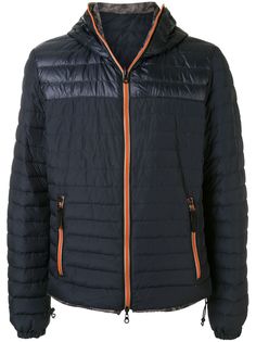 Duvetica camouflage-print reversible puffer jacket