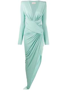 Alexandre Vauthier gathered-detail wrap dress