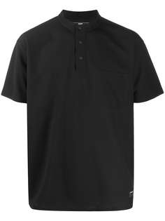 Attachment buttoned short-sleeved T-Shirt