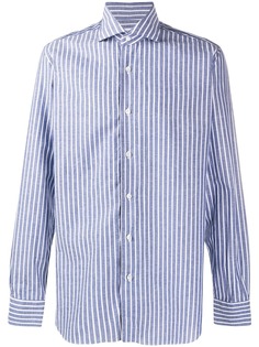 Barba relaxed stripe shirt