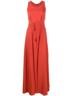 Aspesi flared tie-waist maxi dress