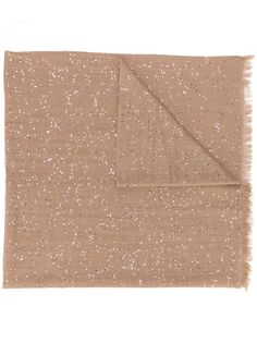 Brunello Cucinelli sequin lightweight scarf