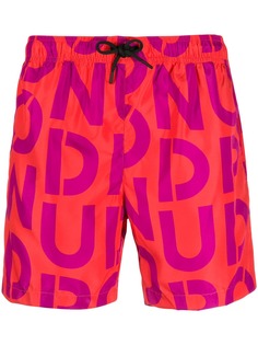 Dondup logo print swim shorts