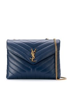Saint Laurent сумка на плечо Loulou среднего размера
