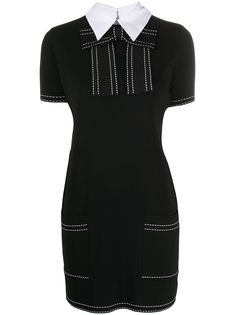 Elisabetta Franchi платье мини с воротником