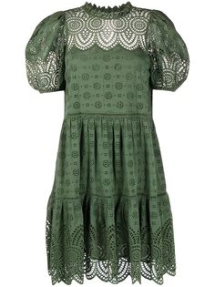 Ulla Johnson платье с английской вышивкой