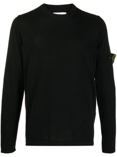 Stone Island джемпер с нашивкой-логотипом