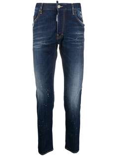 Dsquared2 джинсы с эффектом потертости