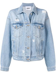 MSGM состаренная куртка