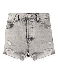 Rag & Bone джинсовые шорты с эффектом потертости