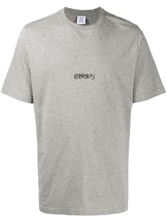 Vetements футболка оверсайз с логотипом