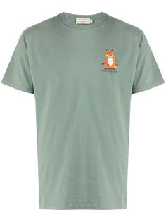 Maison Kitsuné yoga fox-print T-shirt