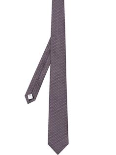 Burberry logo-jacquard pointed tie