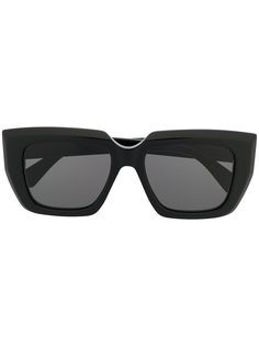 Bottega Veneta Eyewear солнцезащитные очки в массивной оправе