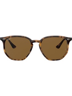 Ray-Ban солнцезащитные очки в геометричной оправе