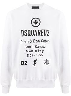 Dsquared2 logo crew neck sweatshirt
