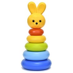 Пирамидка Росигрушка Зайка 9645