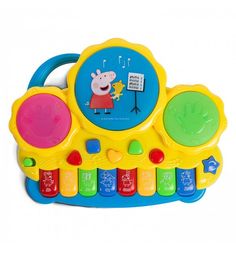 Игровой набор Peppa Pig Пианино с барабанами