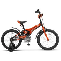 Детский велосипед STELS Jet 18 Z010 (2020) черный/оранжевый 10" (требует финальной сборки)