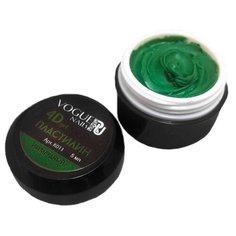 Пластилин Vogue Nails 4D Gel изумрудный