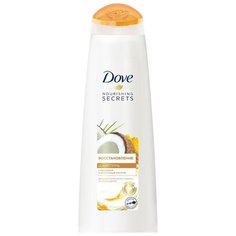 Dove шампунь Nourishing Secrets Восстановление с куркумой и кокосовым маслом 380 мл