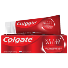 Зубная паста Colgate Optic White Искрящаяся белизна отбеливающая, 75 мл