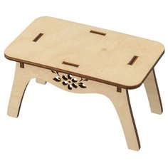 Mr. Carving Заготовка для декорирования Столик ВД-517 бежевый/коричневый