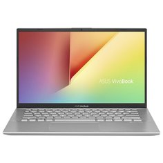 Ноутбук ASUS VivoBook 14 F412UA-EK392T (Intel Pentium 4417U 2300MHz/14"/1920x1080/4GB/128GB SSD/DVD нет/Intel HD Graphics 610/Wi-Fi/Bluetooth/Windows 10 Home) 90NB0KP2-M07470 серебристый