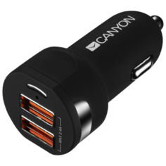Автомобильная зарядка Canyon CNE-CCA04 черный
