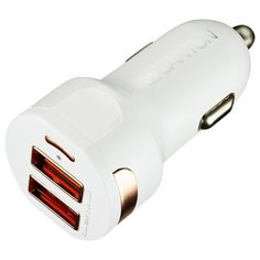 Автомобильная зарядка Canyon CNE-CCA04 белый