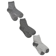 Носки Gulliver Baby комплект 3 пары размер 26-28, серый