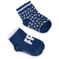 Носки Gulliver Baby комплект из 2 пар, размер 12-14, синий