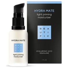 BEAUTIFIC Hydra Mate Light Priming Moisturizer Легкий увлажняющий флюид для лица с гиалуроновой кислотой и скваланом, 30 мл