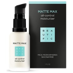 BEAUTIFIC Matte Max Pore Correcting Oil-Control Moisturizer Матирующий флюид-корректор пор для комбинированной и жирной кожи лица, 30 мл