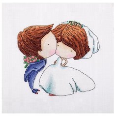 Klart Набор для вышивания Поцелуй нежности 18 x 15 см (8-198)