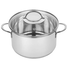Кастрюля Appetite Pretty 4,7 л, серебристый