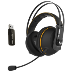 Компьютерная гарнитура ASUS TUF Gaming H7 Wireless черный/желтый